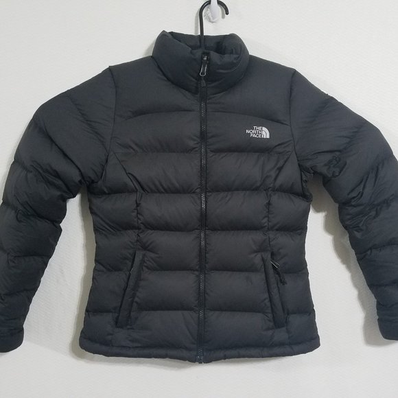 north face black puffer jacket womens